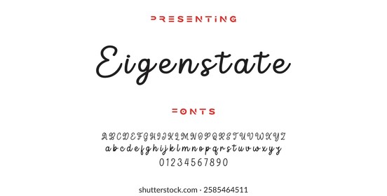 Hand drawn vector alphabet. Modern monoline signature script font. Elegant Signature Font. Best Alphabet Beautiful Calligraphy Signature Font lettering
