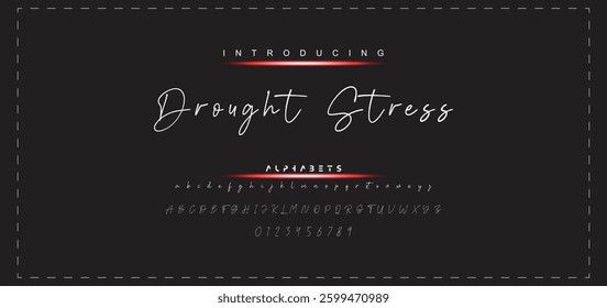 Hand drawn vector alphabet. Modern monoline signature script font. Elegant Signature Font. Best Alphabet Beautiful Calligraphy Signature Font