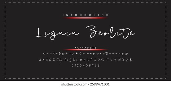 Hand drawn vector alphabet. Modern monoline signature script font. Elegant Signature Font. Best Alphabet Beautiful Calligraphy Signature Font