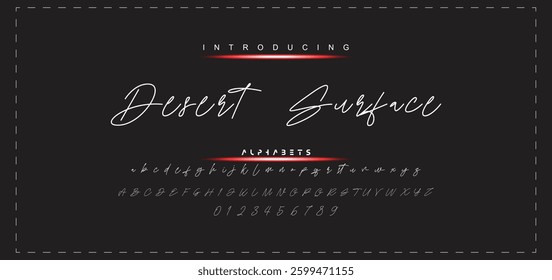 Hand drawn vector alphabet. Modern monoline signature script font. Elegant Signature Font. Best Alphabet Beautiful Calligraphy Signature Font