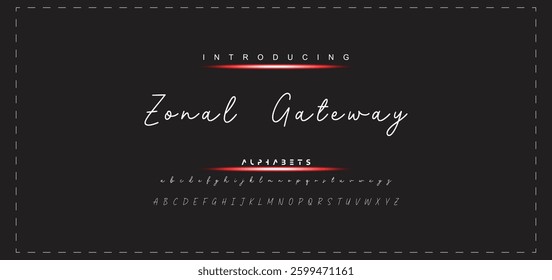 Hand drawn vector alphabet. Modern monoline signature script font. Elegant Signature Font. Best Alphabet Beautiful Calligraphy Signature Font