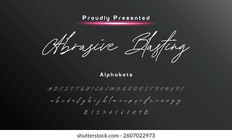 Hand drawn vector alphabet. Modern monoline signature script font. Elegant Signature Font. Best Alphabet Beautiful Calligraphy Signature Font