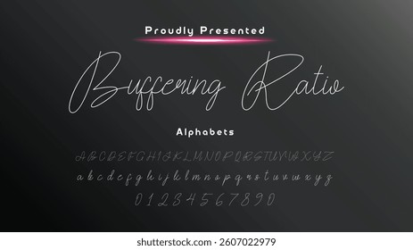 Hand drawn vector alphabet. Modern monoline signature script font. Elegant Signature Font. Best Alphabet Beautiful Calligraphy Signature Font