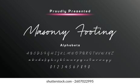 Hand drawn vector alphabet. Modern monoline signature script font. Elegant Signature Font. Best Alphabet Beautiful Calligraphy Signature Font