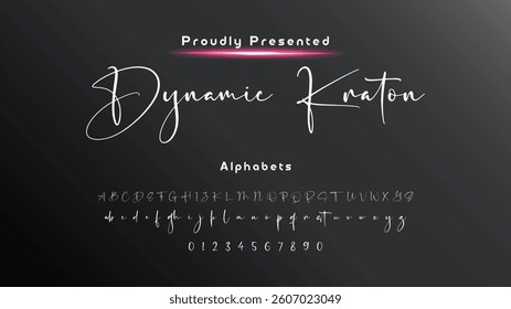 Hand drawn vector alphabet. Modern monoline signature script font. Elegant Signature Font. Best Alphabet Beautiful Calligraphy Signature Font