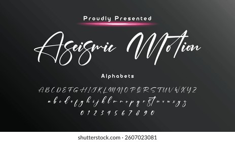 Hand drawn vector alphabet. Modern monoline signature script font. Elegant Signature Font. Best Alphabet Beautiful Calligraphy Signature Font