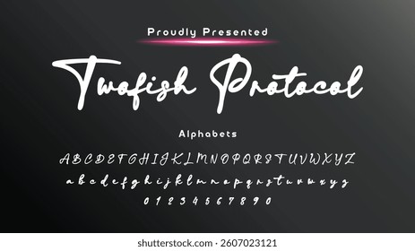 Hand drawn vector alphabet. Modern monoline signature script font. Elegant Signature Font. Best Alphabet Beautiful Calligraphy Signature Font