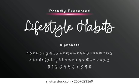 Hand drawn vector alphabet. Modern monoline signature script font. Elegant Signature Font. Best Alphabet Beautiful Calligraphy Signature Font