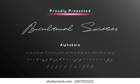 Hand drawn vector alphabet. Modern monoline signature script font. Elegant Signature Font. Best Alphabet Beautiful Calligraphy Signature Font