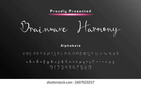 Hand drawn vector alphabet. Modern monoline signature script font. Elegant Signature Font. Best Alphabet Beautiful Calligraphy Signature Font