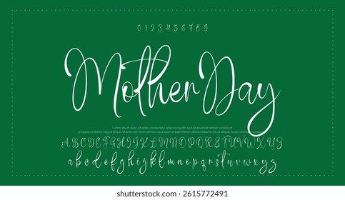 Hand drawn vector alphabet. Modern monoline signature script font. Elegant Signature Font. Best Alphabet Beautiful Calligraphy Signature Font lettering