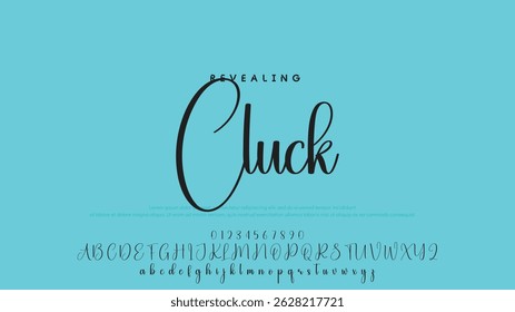 Handgezeichnetes Vektoralphabet. Moderne Schriftart für Monoline-Signaturen. Elegante Signatur. Bestes Alphabet Schöne Kalligrafie Signatur Schriftart
