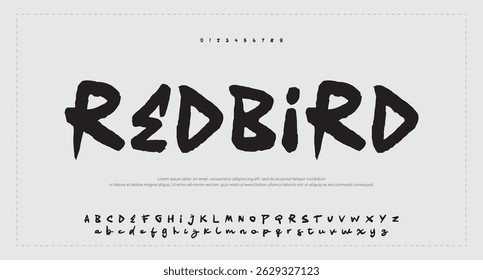 Hand drawn vector alphabet. Modern monoline signature script font. Elegant Signature Font. Best Alphabet Beautiful Calligraphy Signature Font