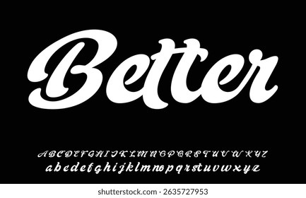 Hand drawn vector alphabet. Modern monoline signature script font. Elegant Signature Font. Best Alphabet Beautiful Calligraphy Signature Font