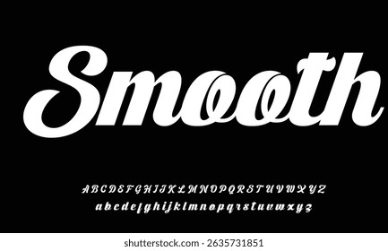 Hand drawn vector alphabet. Modern monoline signature script font. Elegant Signature Font. Best Alphabet Beautiful Calligraphy Signature Font