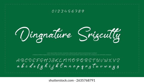 Hand drawn vector alphabet. Modern monoline signature script font. Elegant Signature Font. Best Alphabet Beautiful Calligraphy Signature Font lettering handwritten