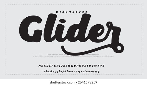 Hand drawn vector alphabet. Modern monoline signature script font. Elegant Signature Font. Best Alphabet Beautiful Calligraphy Signature Font