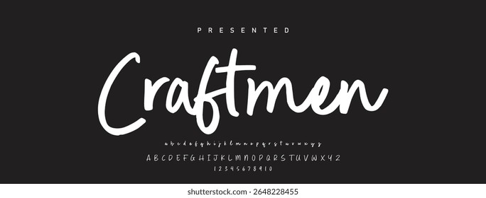 Hand drawn vector alphabet. Modern monoline signature script font. Elegant Signature Font. Best Alphabet Beautiful Calligraphy Signature Font