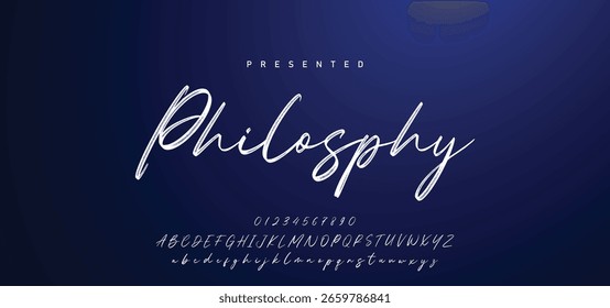 Hand drawn vector alphabet. Modern monoline signature script font. Elegant Signature Font. Best Alphabet Beautiful Calligraphy Signature Font lettering handwritten.