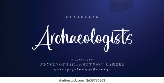 Hand drawn vector alphabet. Modern monoline signature script font. Elegant Signature Font. Best Alphabet Beautiful Calligraphy Signature Font lettering handwritten.
