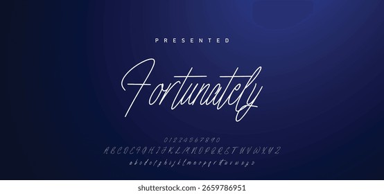 Hand drawn vector alphabet. Modern monoline signature script font. Elegant Signature Font. Best Alphabet Beautiful Calligraphy Signature Font lettering handwritten.