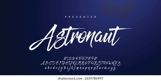 Hand drawn vector alphabet. Modern monoline signature script font. Elegant Signature Font. Best Alphabet Beautiful Calligraphy Signature Font lettering handwritten.