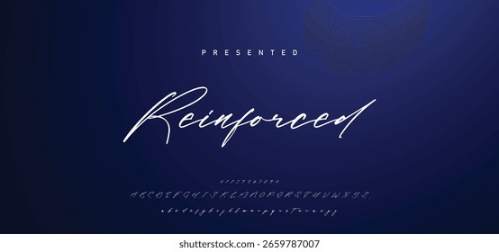 Hand drawn vector alphabet. Modern monoline signature script font. Elegant Signature Font. Best Alphabet Beautiful Calligraphy Signature Font lettering handwritten.