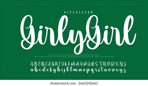 Hand drawn vector alphabet. Modern monoline signature script font. Elegant Signature Font. Best Alphabet Beautiful Calligraphy Signature Font lettering