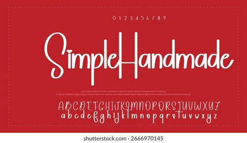Handgezeichnetes Vektoralphabet. Moderne Schriftart für Monoline-Signaturen. Elegante Signatur. Bestes Alphabet Schöne Kalligrafie Signatur Schriftart 