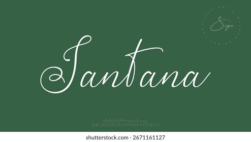 Alfabeto de Vector dibujado a mano. Fuente de script de firma monoline moderna. Elegante fuente de firma. Mejor Alfabeto Hermosa Caligrafía Firma Letra de fuente escrita a mano