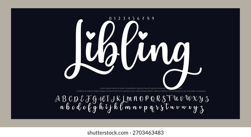 Hand drawn vector alphabet. Modern monoline signature script font. Elegant Signature Font. Best Alphabet Beautiful Calligraphy Signature Font lettering handwritten