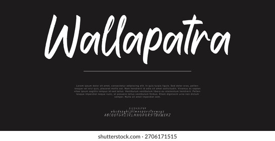 Hand drawn vector alphabet. Modern monoline signature script font. Elegant Signature Font. Best Alphabet Beautiful Calligraphy Signature Font lettering handwritten