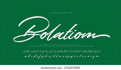 Hand drawn vector alphabet. Modern monoline signature script font. Elegant Signature Font. Best Alphabet Beautiful Calligraphy Signature Font lettering handwritten