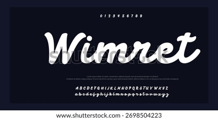 Hand drawn vector alphabet. Modern monoline signature script font. Elegant Signature Font. Best Alphabet Beautiful Calligraphy Signature Font
