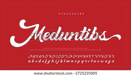 Hand drawn vector alphabet. Modern monoline signature script font. Elegant Signature Font. Best Alphabet Beautiful Calligraphy Signature Font. vector illustration