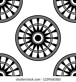 Hand drawn vector background. Ethnic mandala ornament, circular decorative element. Can be used for coloring book, greeting card, phone case print, etc. Vector illustration EPS 10.
