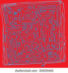 Hand drawn vector background pattern