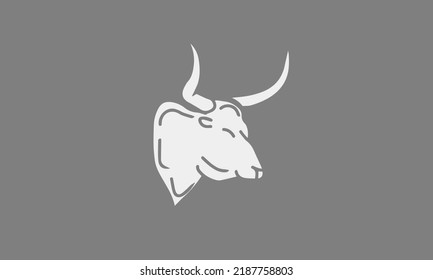 Hand Drawn Vector Buffalo Head