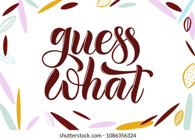 Hand drawn vector calligraphy text poster for promotion, new collection, women internet website. Concept of advertising for girl shop of clothes, accessories, shoes, watches, bags, souvenirs, flowers