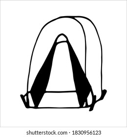 Pintura de carpa de campamento vector dibujada a mano. Aislada en el dibujo de fondo blanco para impresiones, afiches, papel lindo, diseño de viaje. Ilustración de alta calidad
