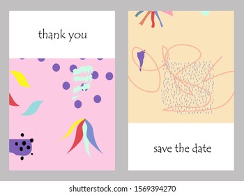 Hand drawn vector cards. Botanic  Design for banner, wedding, poster, invitation, cover, placard, brochure, header.