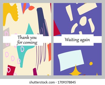 Hand drawn vector cards. Botanic  Design for banner, wedding, poster, invitation, cover, placard, brochure, header.