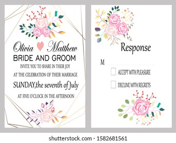 Hand drawn vector cards with flowers,leaves. Botanic  Design for banner, wedding, poster, invitation, cover, placard, brochure, header.