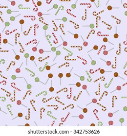 hand drawn vector christmas seamless pattern