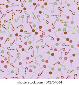 hand drawn vector christmas seamless pattern