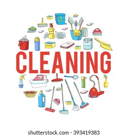 2,077 Cleaning service doodle Images, Stock Photos & Vectors | Shutterstock