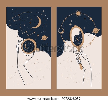 Similar – Image, Stock Photo mirror stories