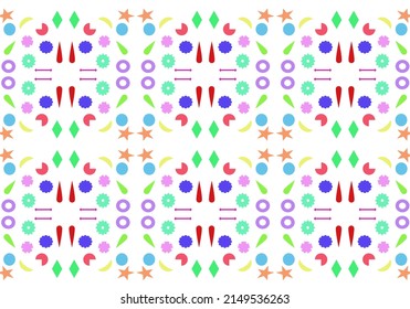 Hand drawn vector, colorful background, art design