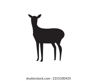 HAND DRAWN VECTOR DEER ICONS