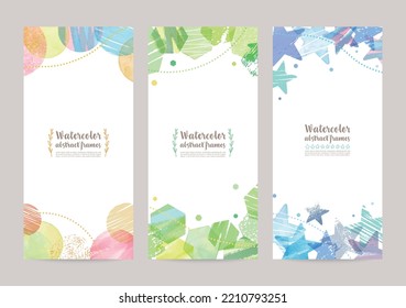 Hand drawn vector design templates; leaflet cover